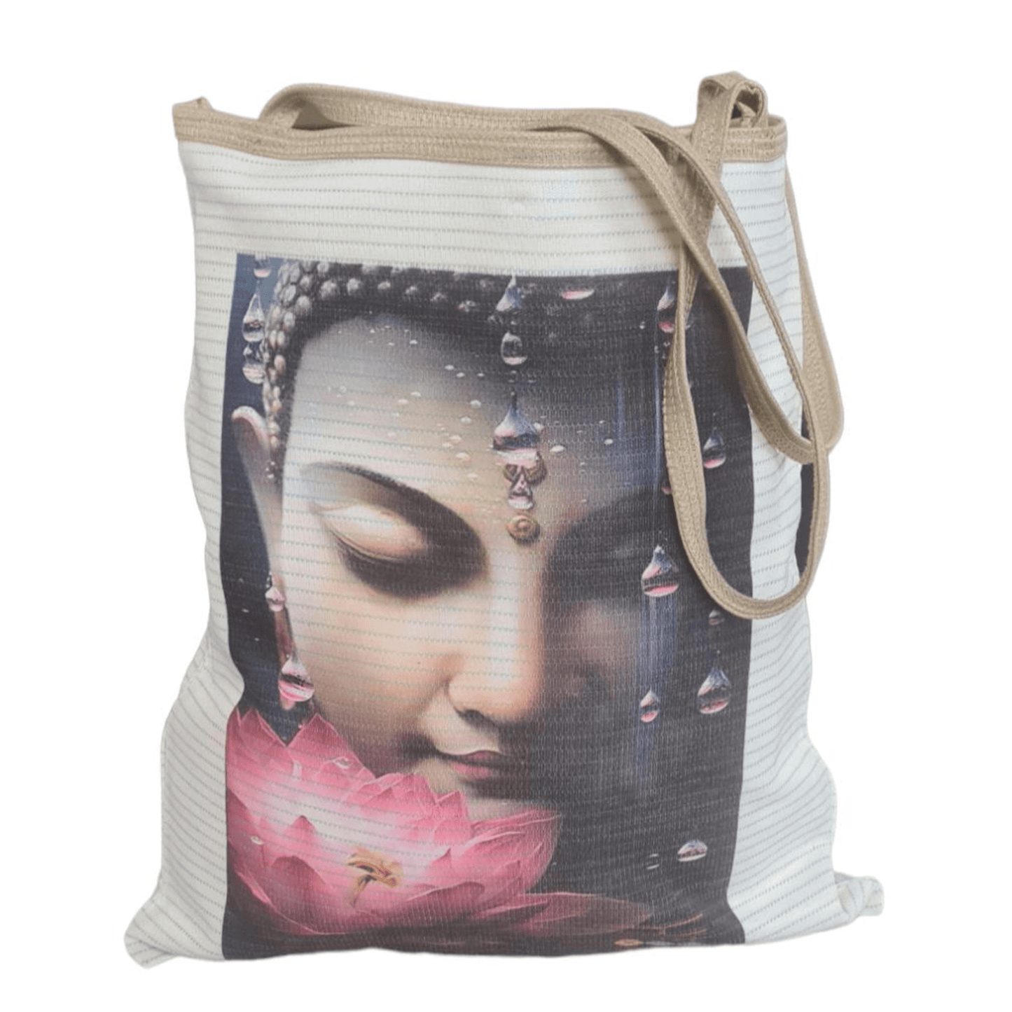 Bolsa Reutilizable BUDA Y FLOR (tela 300gr) LIQUIDACIÓN.