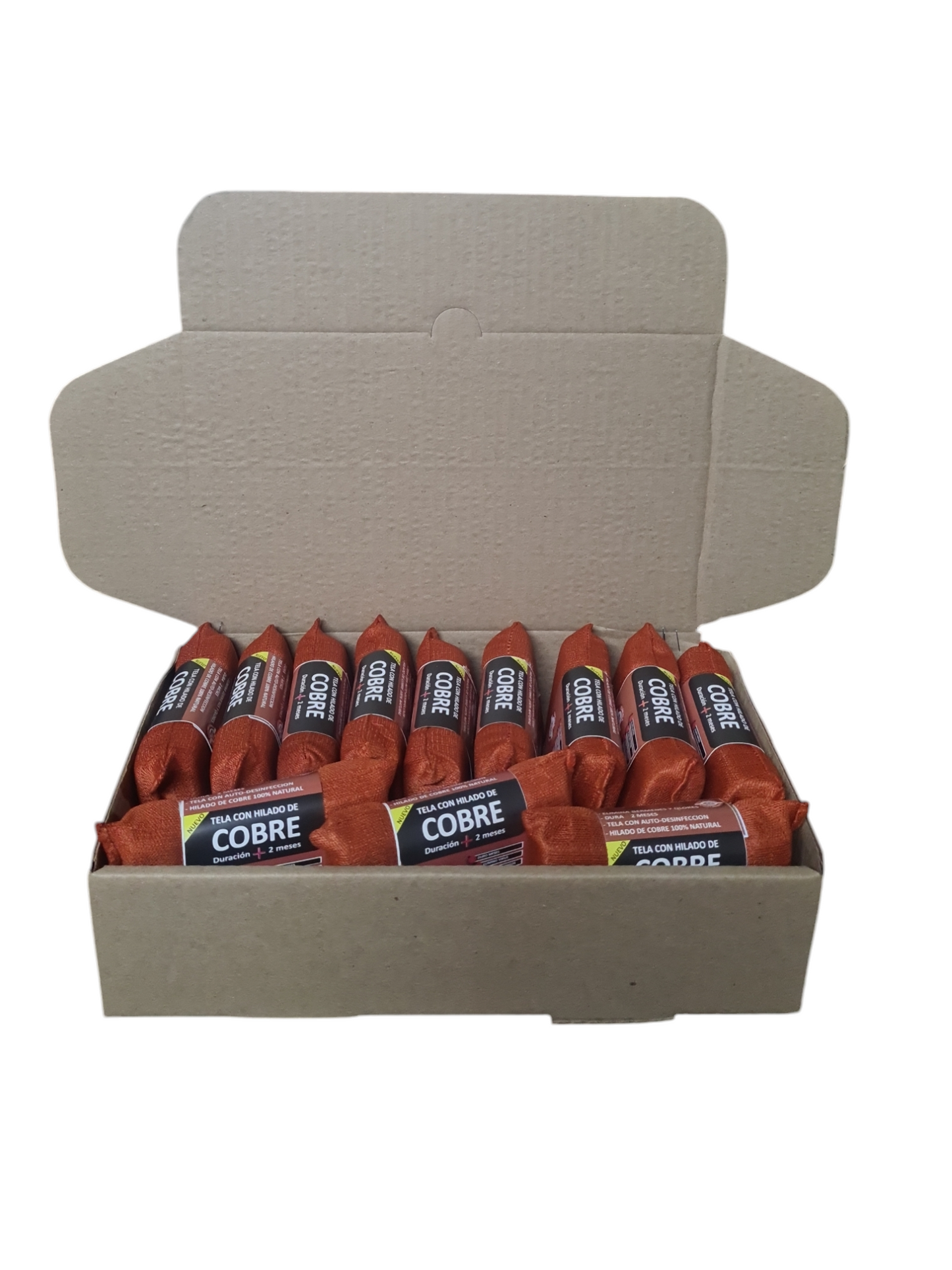 SUPER OFERTA Caja 12 esponjas COBRE multiuso BYE MICROBIO