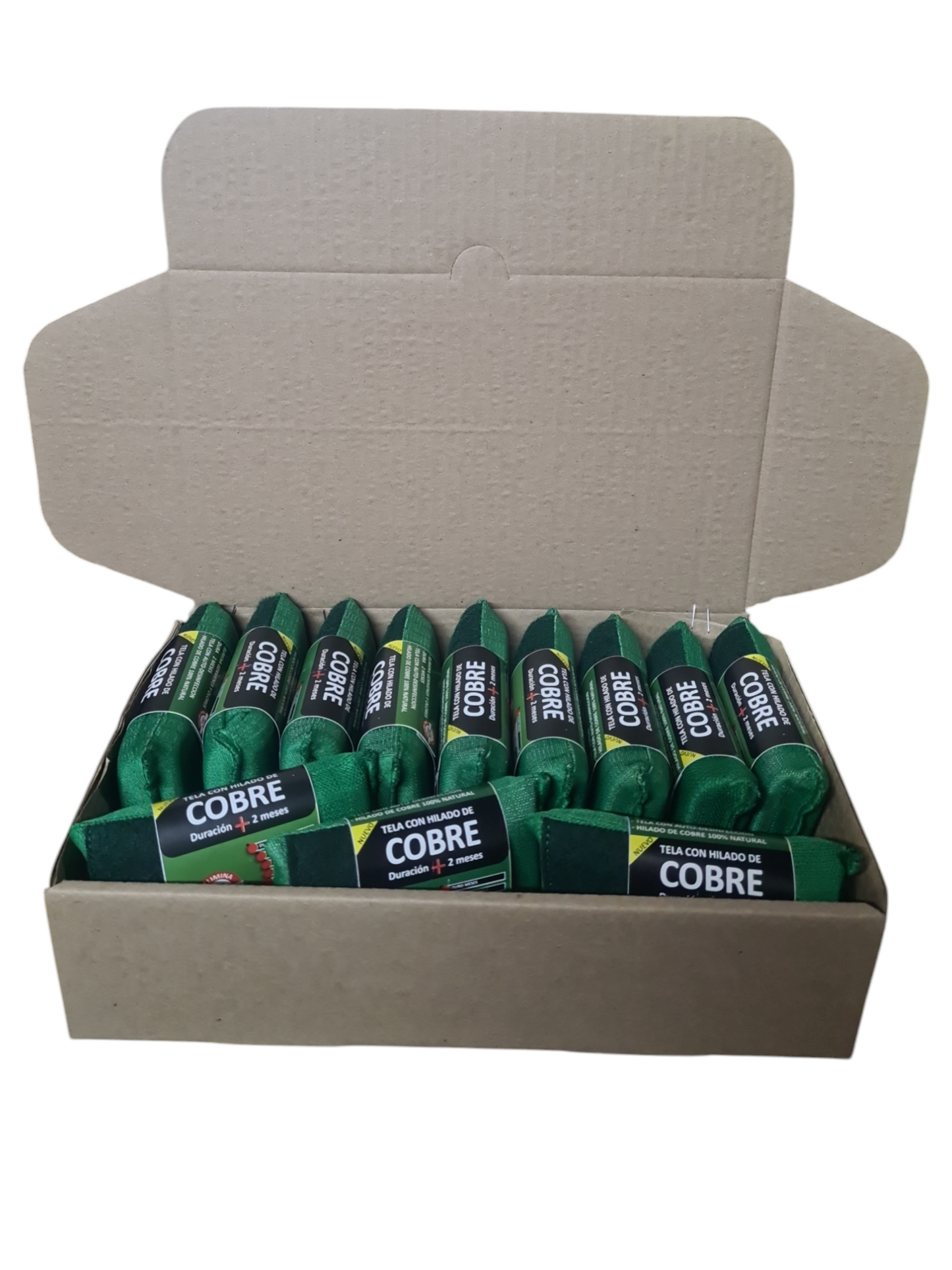 SUPER OFERTA Caja 12 esponjas VERDE multiuso BYE MICROBIO