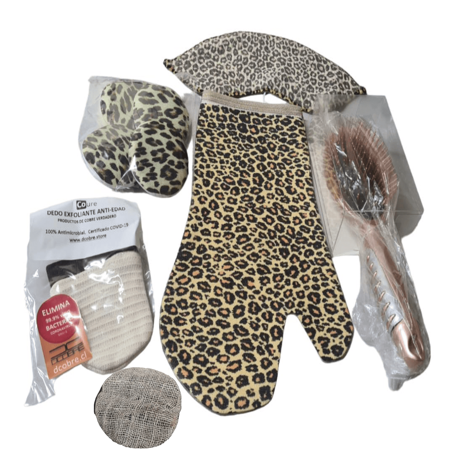 Set Belleza Animal Print en Cobre, NUEVO.