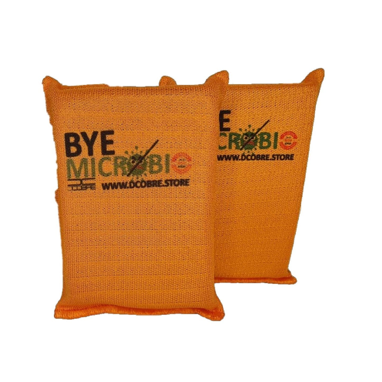 SUPER OFERTA 2 Esponjas Cobre, Bye Microbio de 7 x 10 AMARILLA, Liquidación.