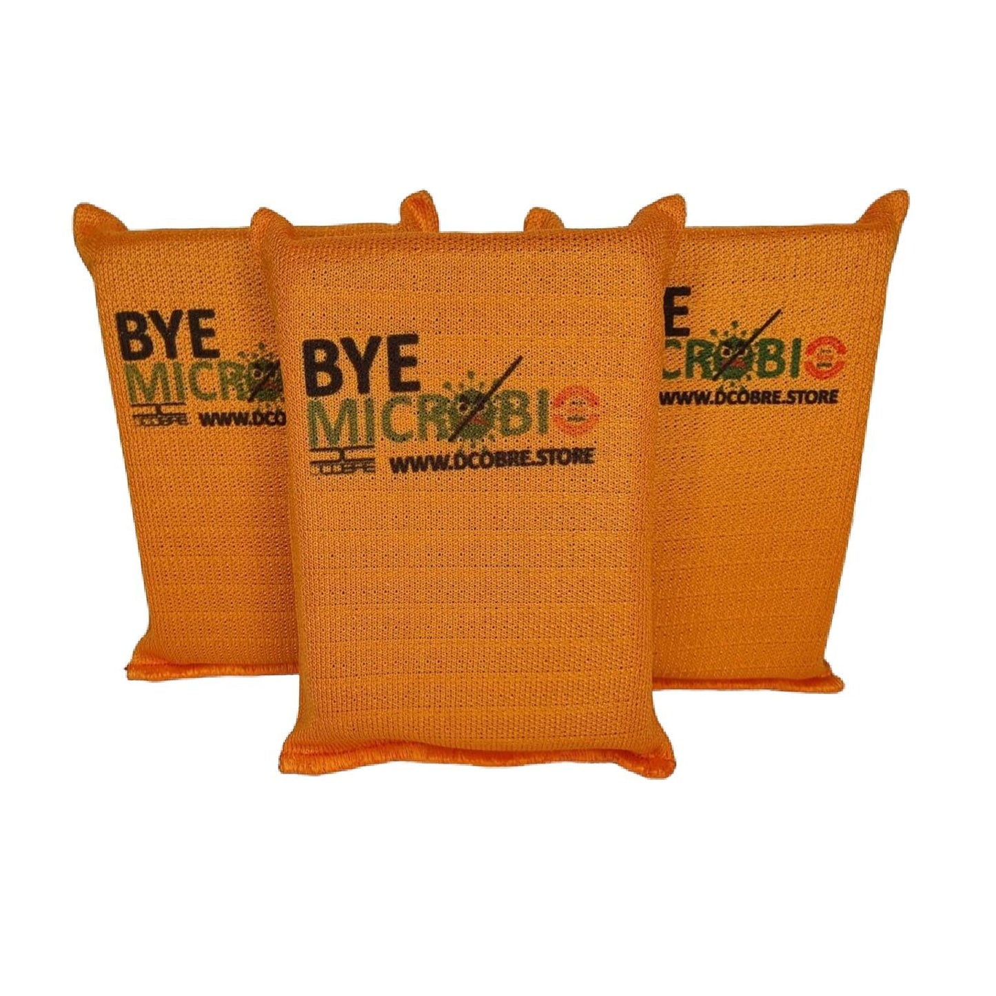 SUPER OFERTA 1 Esponja Cobre, Bye Microbio de 7 x 10 AMARILLA, Liquidación.