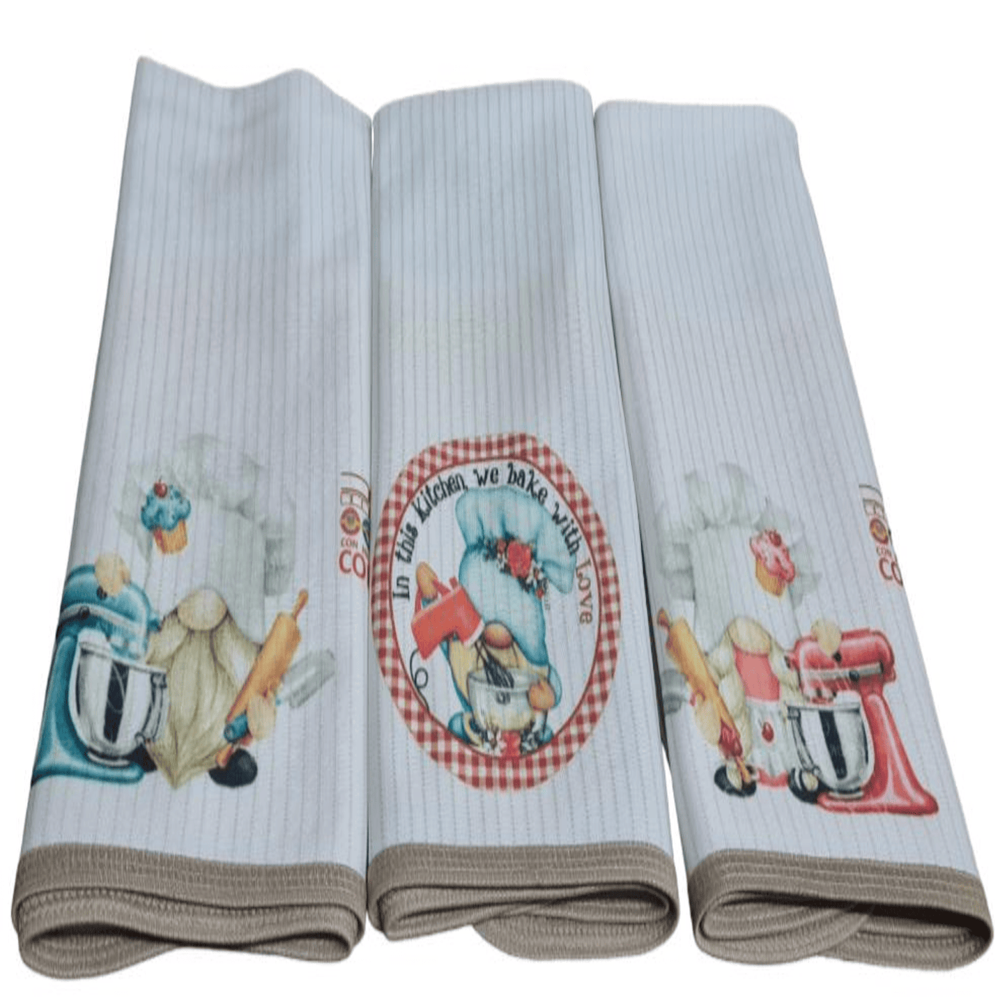 Pack 3 paños de platos absorbente COCINERAS, tela cobre activo (grueso) NUEVO