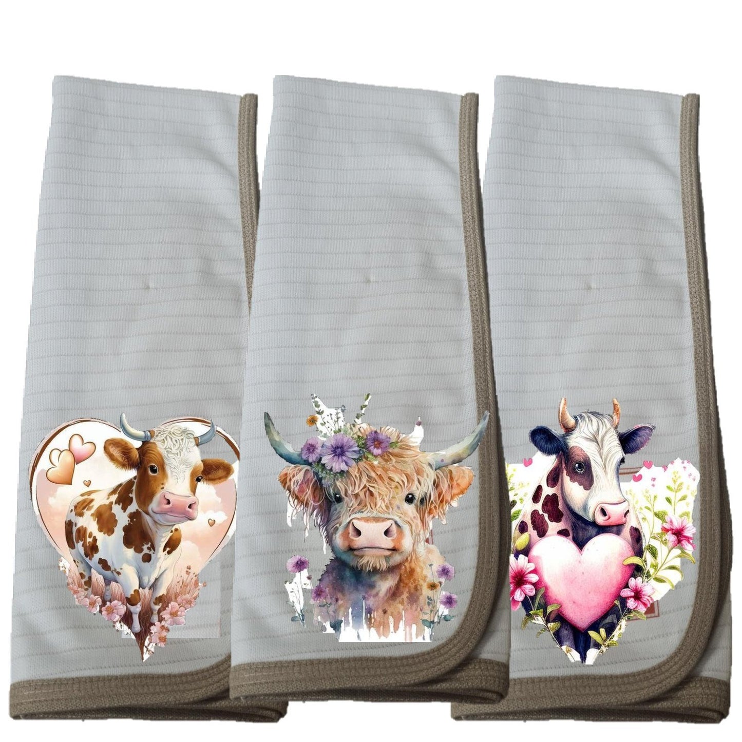 Pack 3 paños de platos absorbente TORITO, tela cobre activo (grueso).
