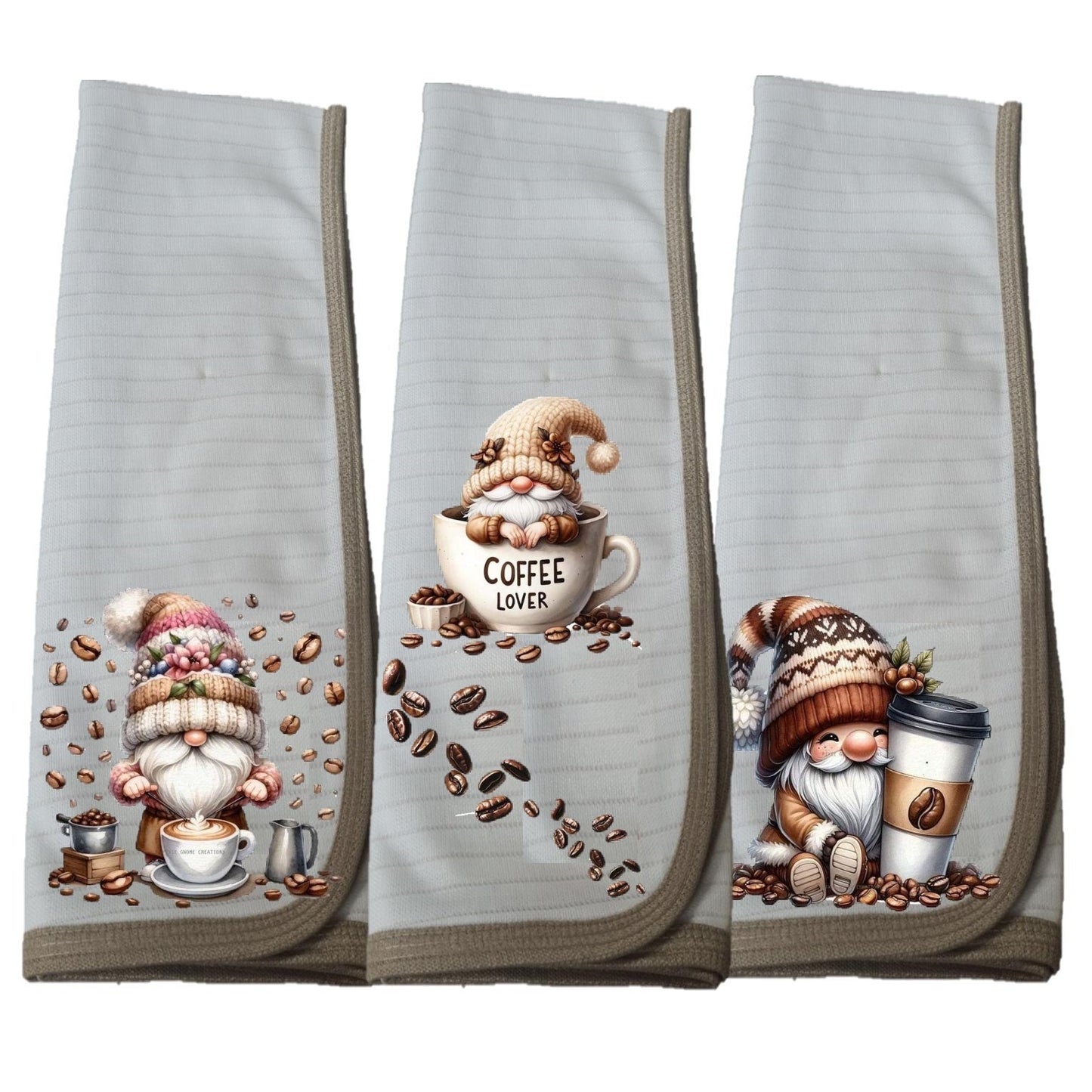 NUEVO Pack 3 Paños de loza con Cobre modelo COFFEE 2