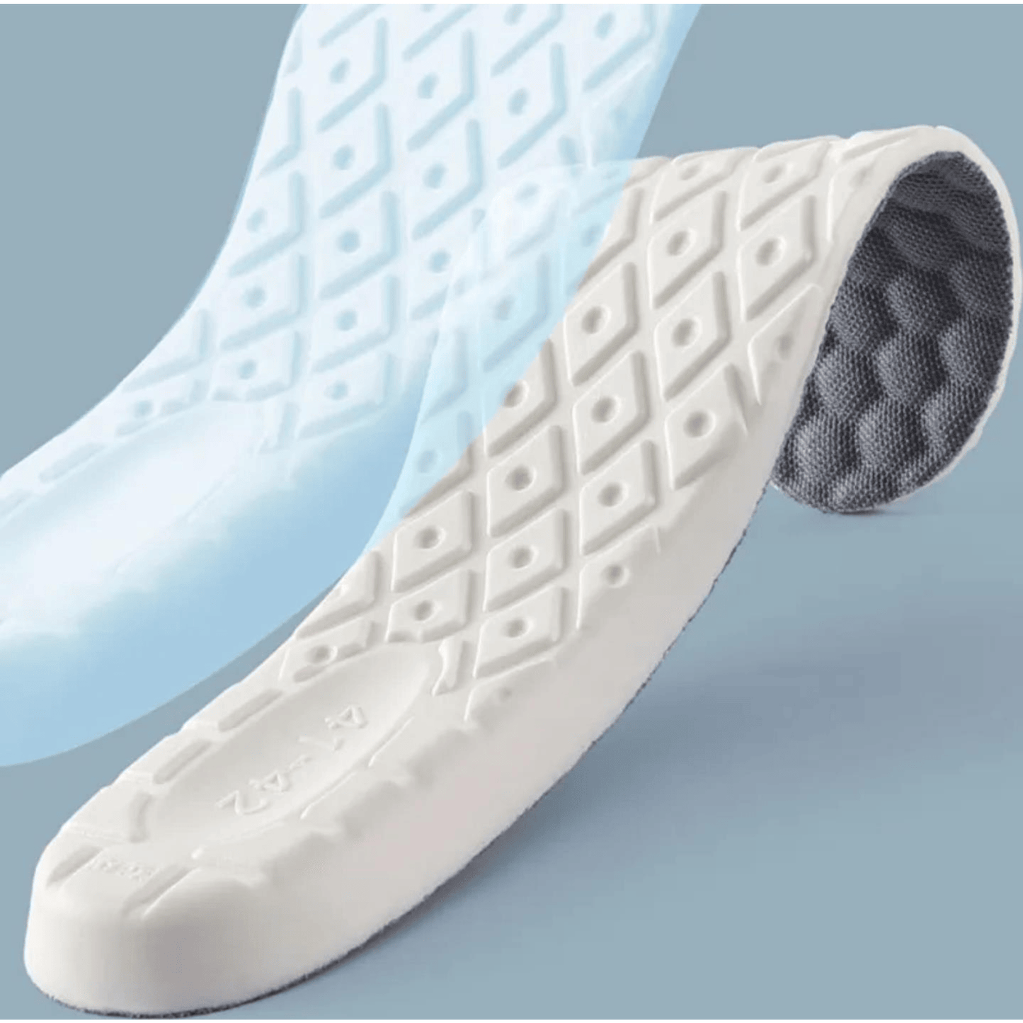 Plantillas zapatos Gris ELIMINA MAL OLOR, Absorbe humedad, con COBRE