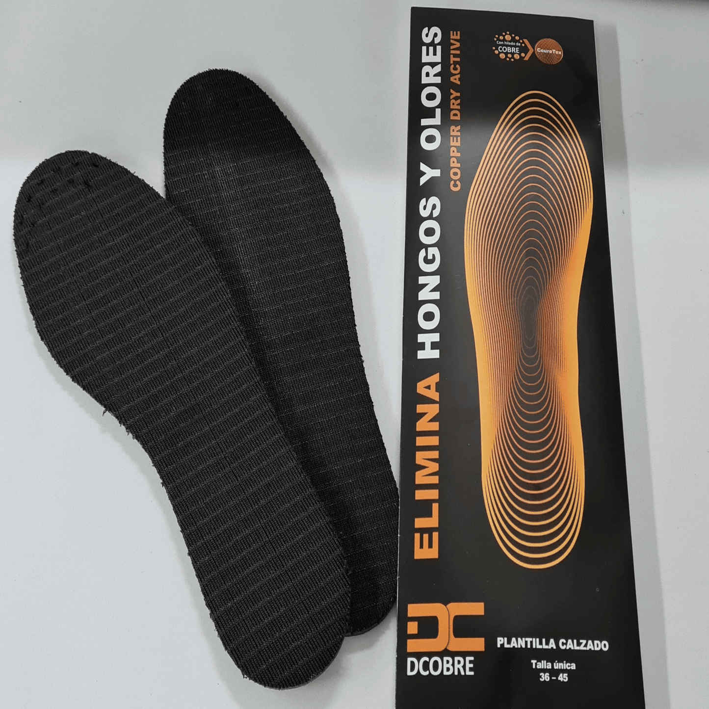 SUPER OFERTA 6 Pares Plantillas NEGRAS Cobre