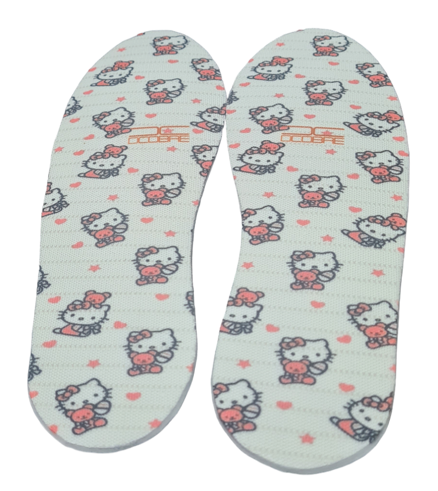 Plantillas para Niñas KITTY con cobre activo.