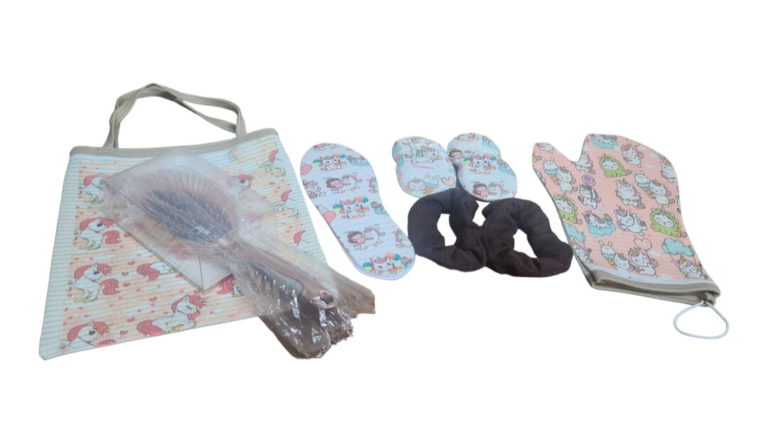 Set Mi 1er Spa, Unicornio en Cobre, NUEVO.