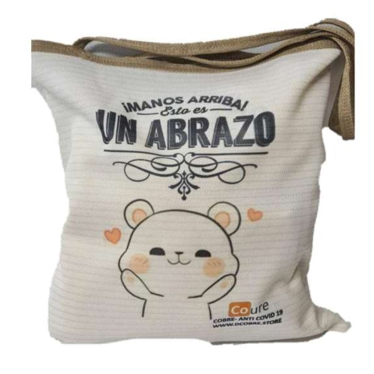 Bolsa Reutilizable ABRAZO (tela 300gr)