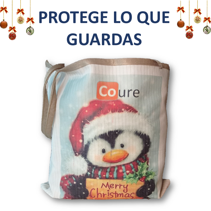 Bolsa COBRE Navidad PINGÜINO