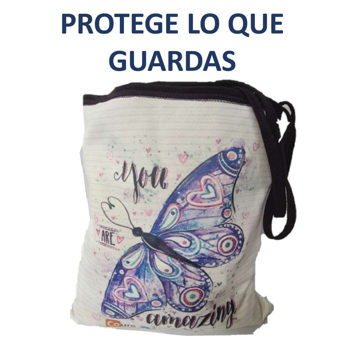 Bolsa Reutilizable con COBRE modelo mariposa.