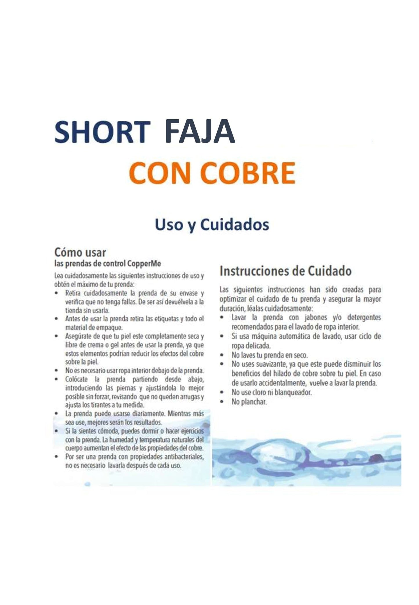 Calzón Faja COBRE activo