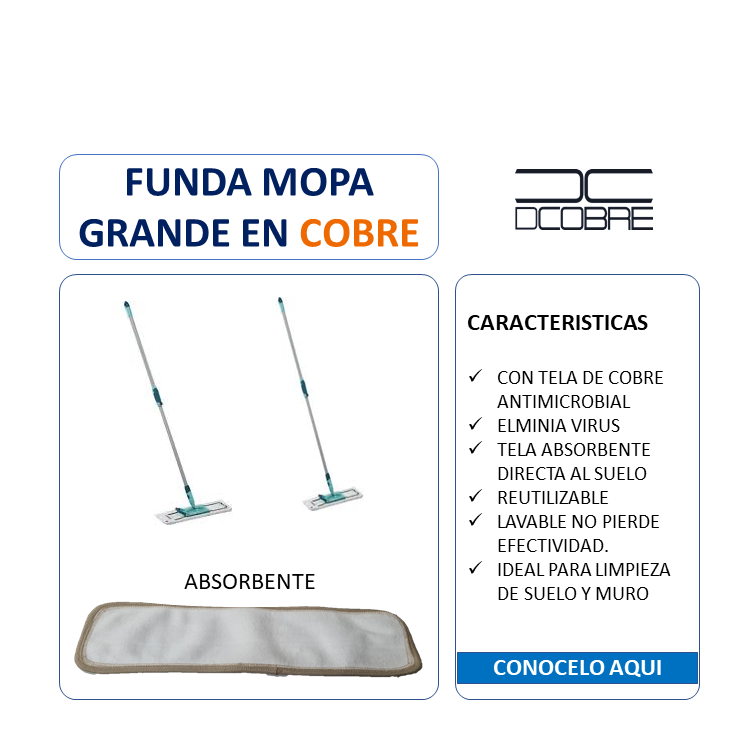 Repuesto Funda Mopa Grande en COBRE