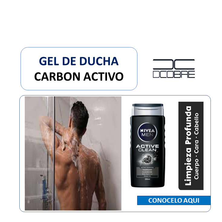 Gel de Ducha Carbón Activo
