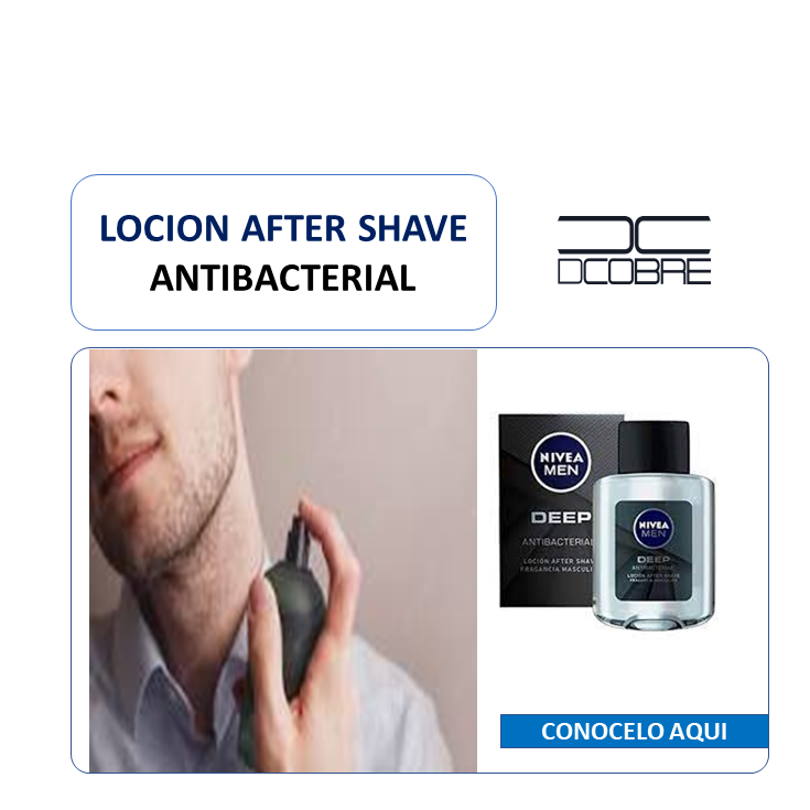 Loción After Shave Antibacterial