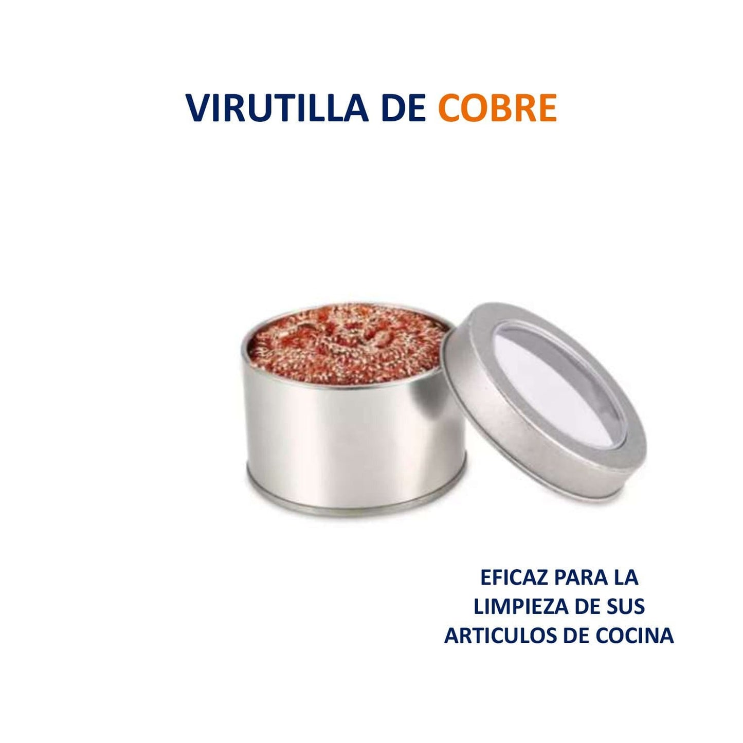 Virutilla con fibra de cobre.