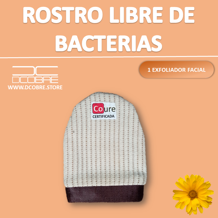 Exfoliador Facial con COBRE activo - DCobre