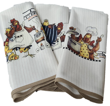 PARA REVENTA 100 Paños de loza Cobre absorbente x mayor- dieños varios.