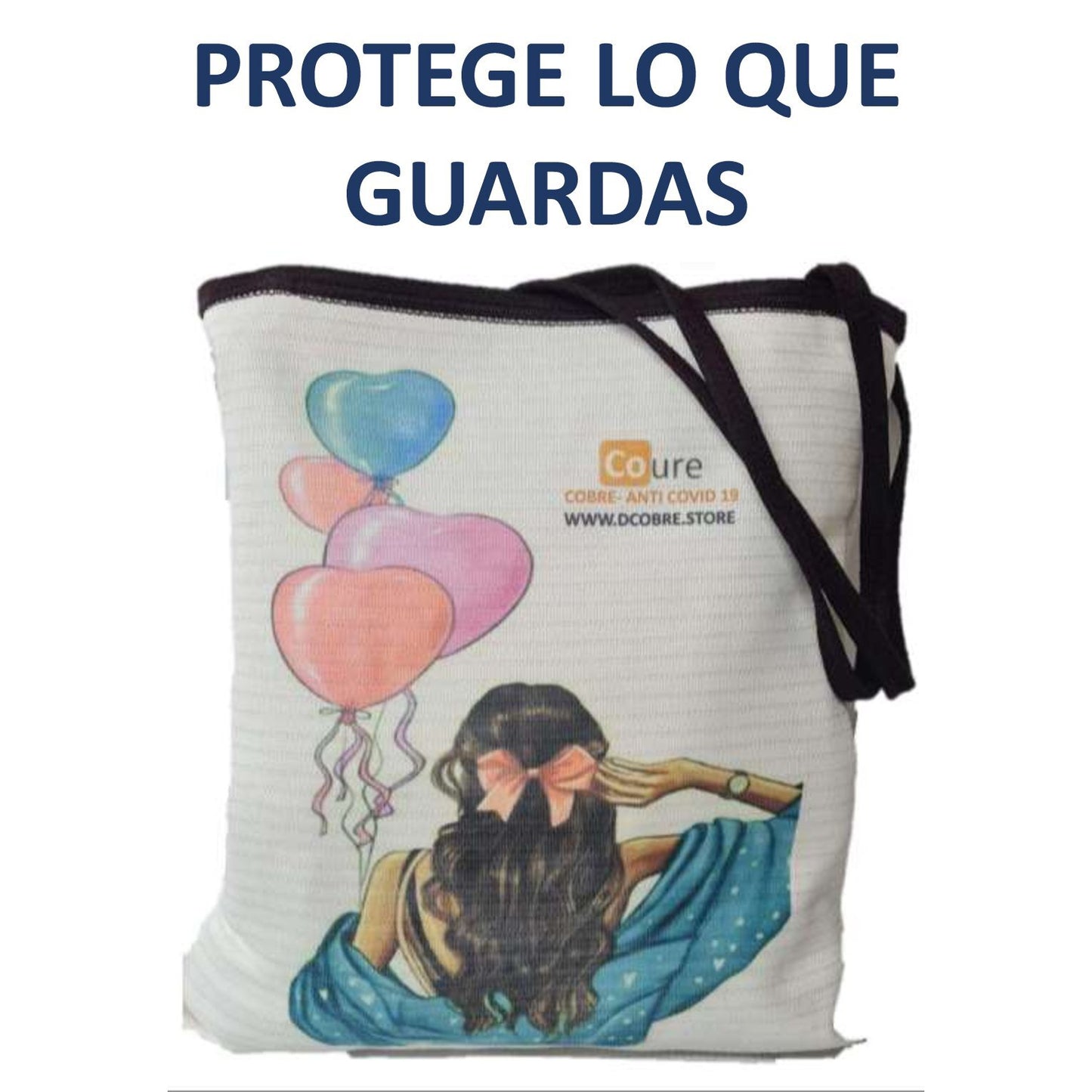Bolsa reutilizable con cobre activo GLOBO (300 GRS.