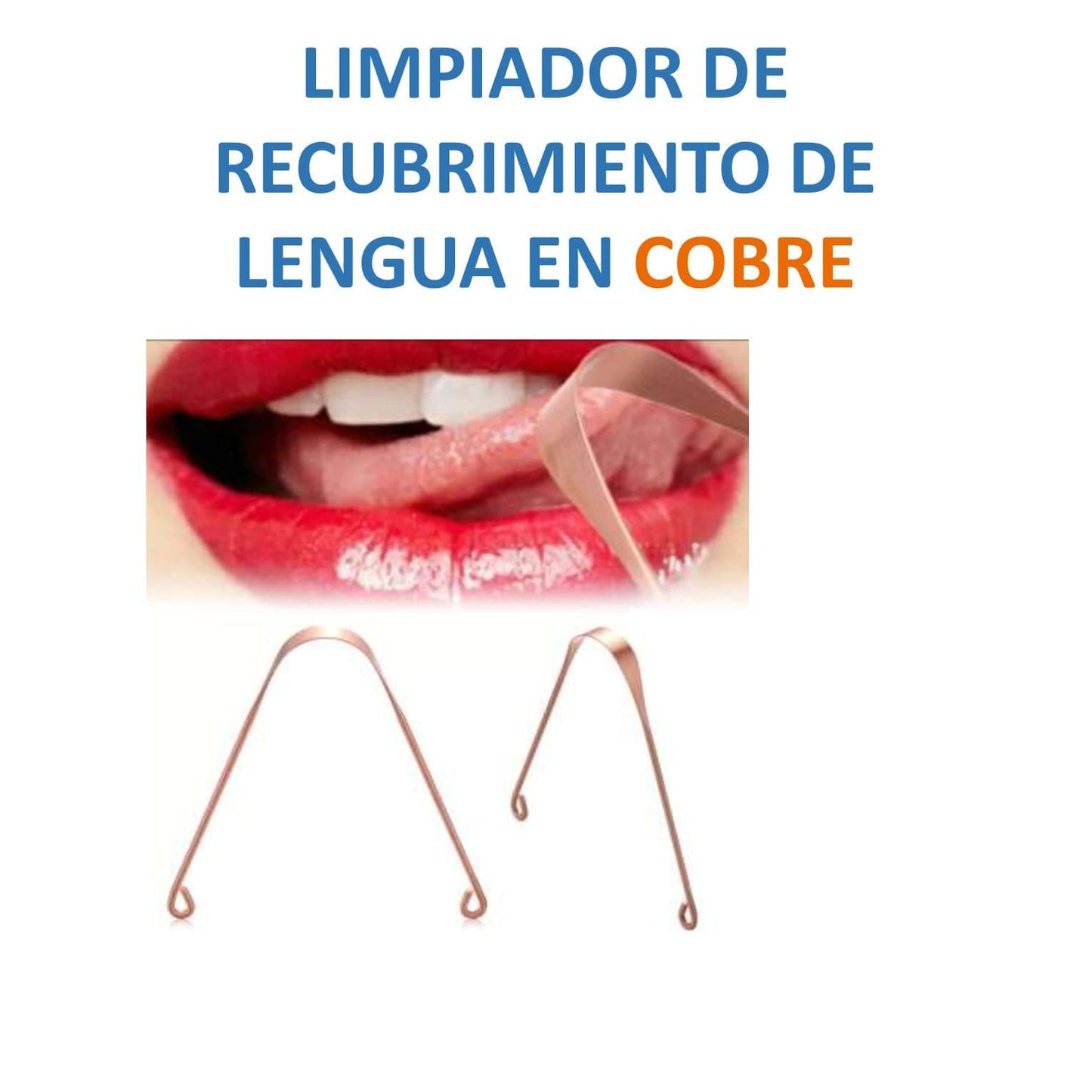 Limpiador de Recubrimiento de lengua de COBRE.