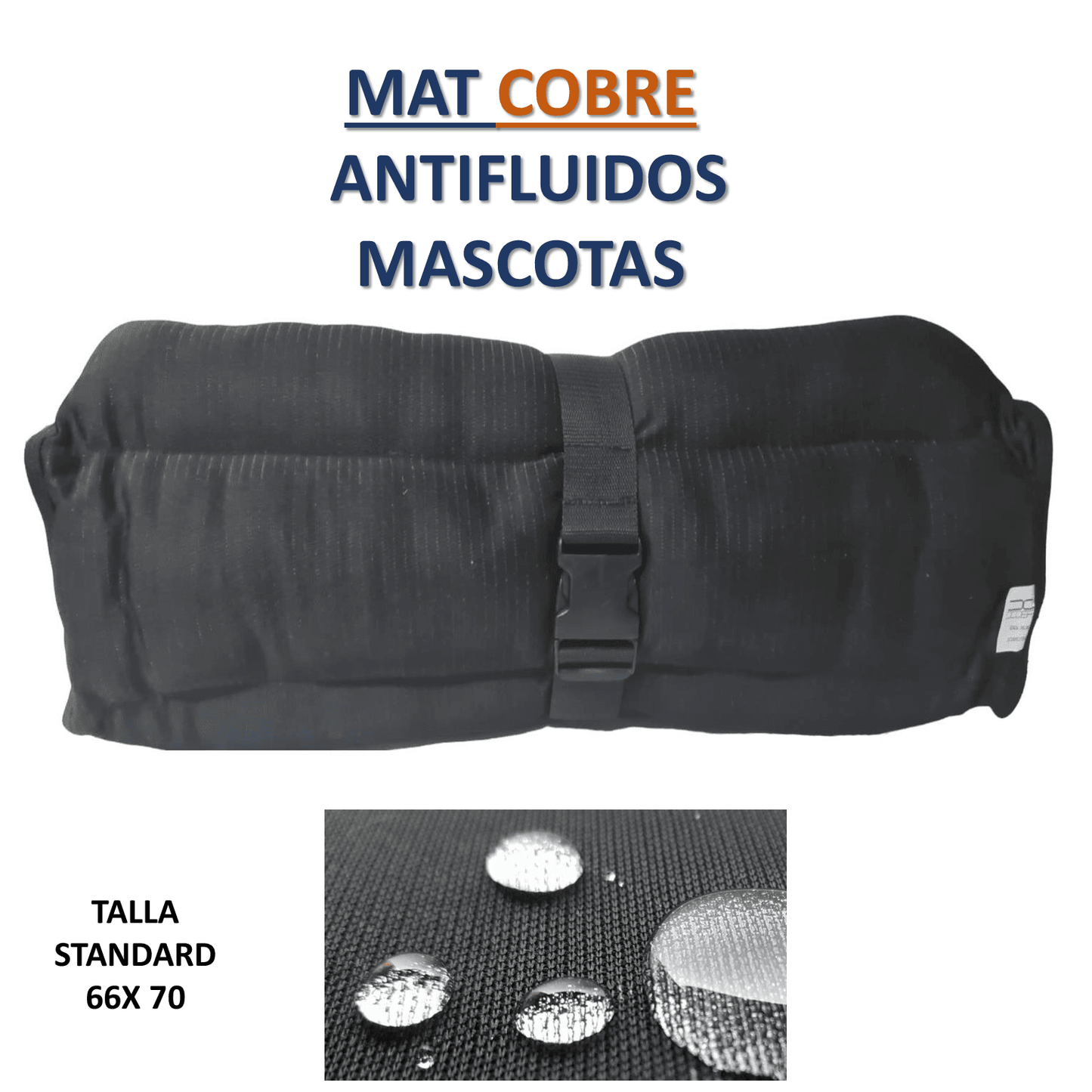 Cama Mascota Mat Cobre ANTIFLUIDO, Nuevo, OFERTA DEL MES.