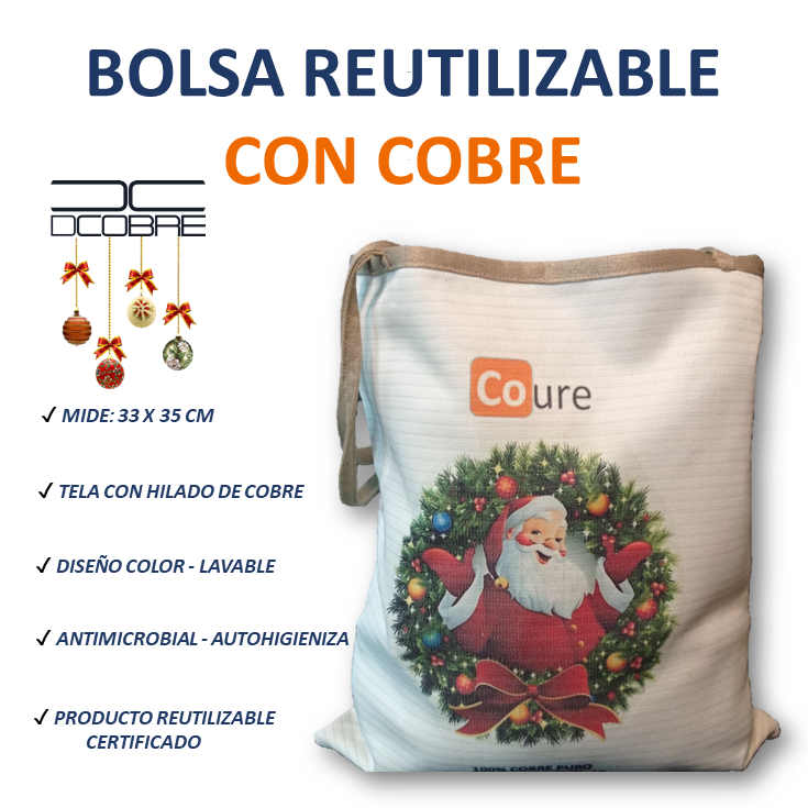 Bolsa COBRE Navidad VIEJO PASCUERO
