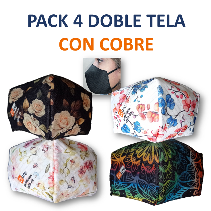 Aprovecha! PACK YENY DOBLE 4 Unids con COBRE activo. FLORES.