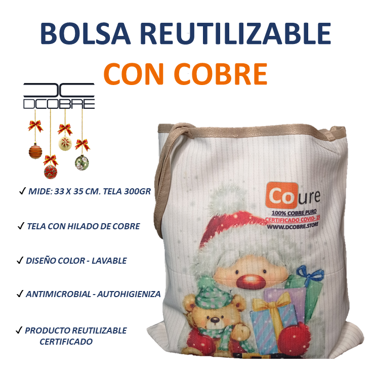 Bolsa COBRE Navidad REGALOS