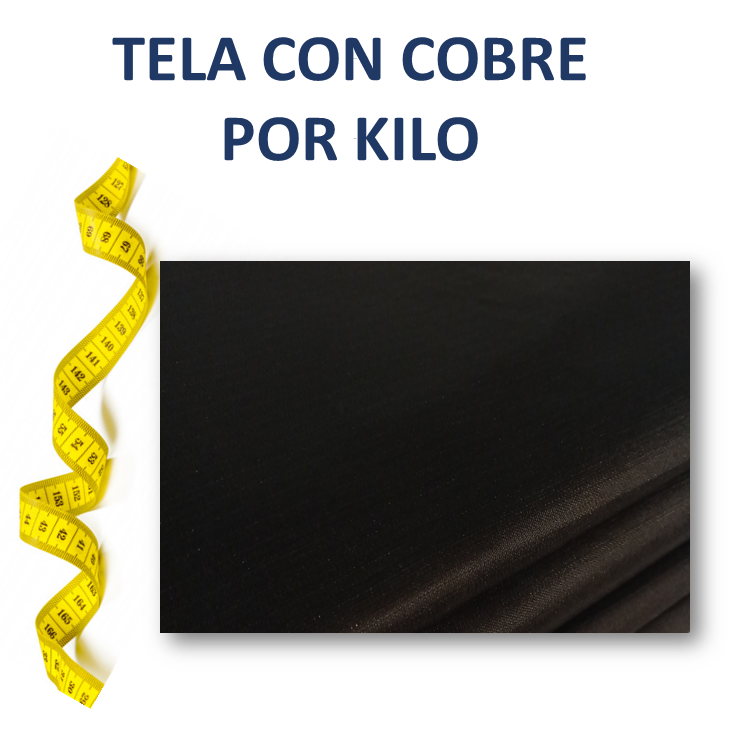Tela con COBRE por kilo Negro - DCobre