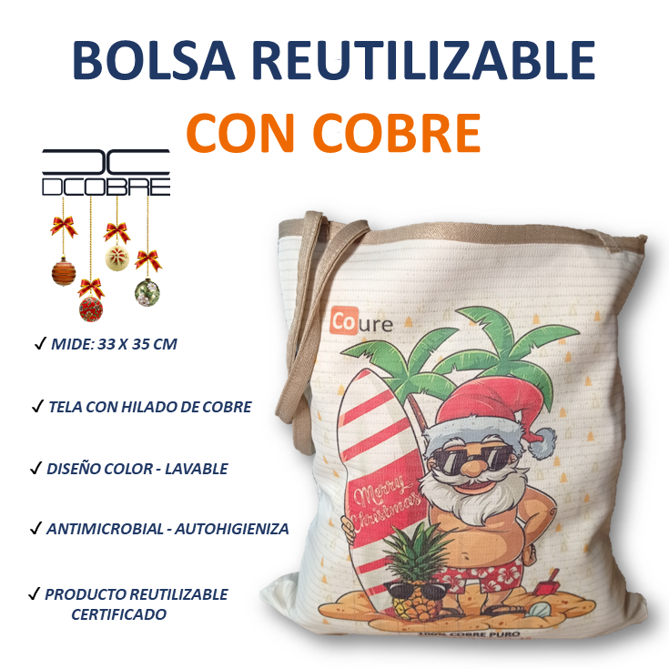 Bolsa COBRE Navidad VIEJITO PLAYERO