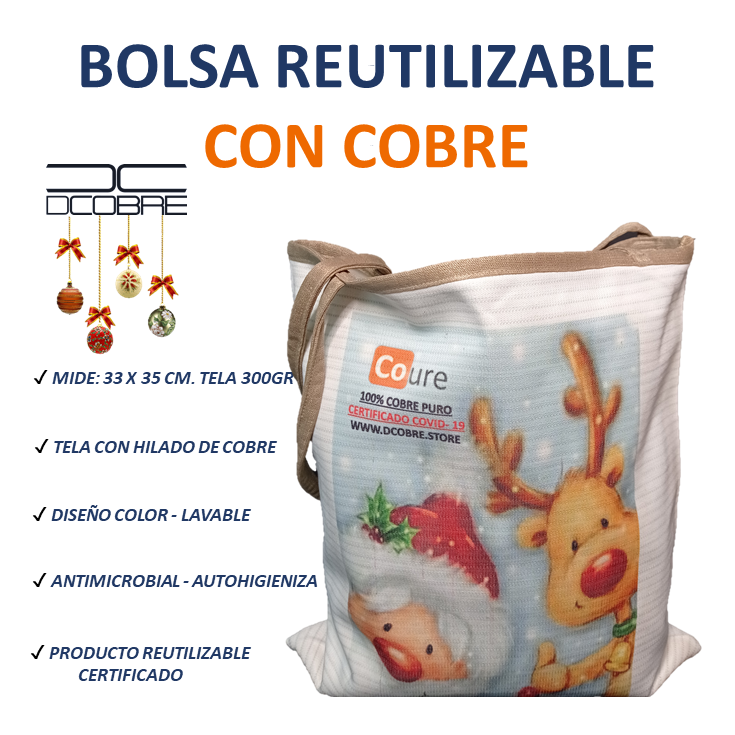 Bolsa COBRE Navidad RENO2