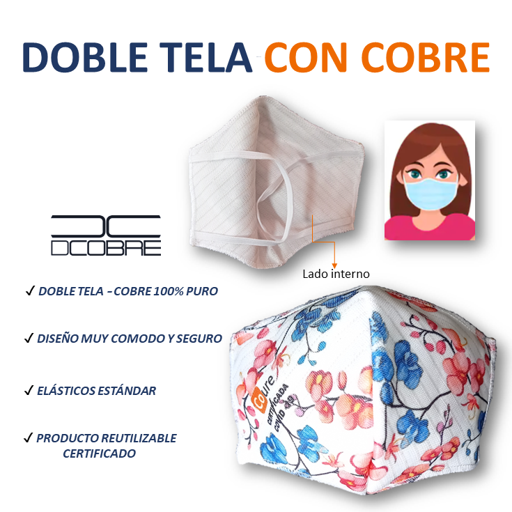 Aprovecha! PACK YENY DOBLE 4 Unids con COBRE activo. FLORES.