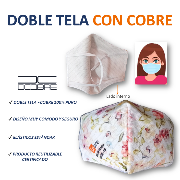 Aprovecha! PACK YENY DOBLE 4 Unids con COBRE activo. FLORES.