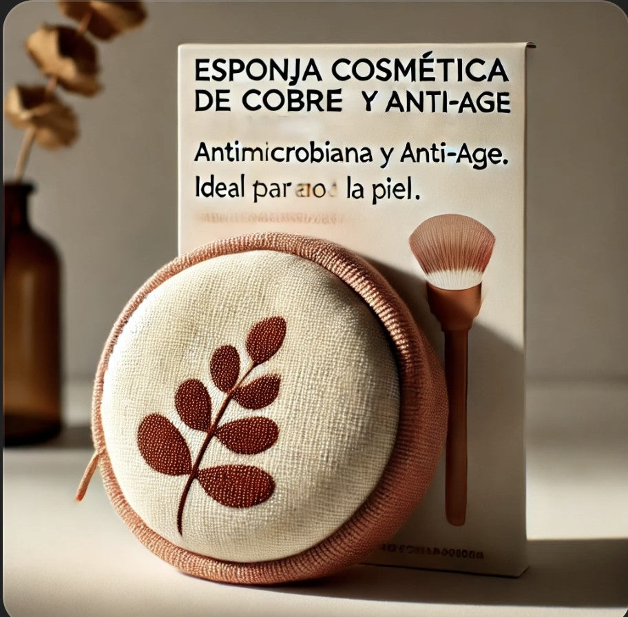 Esponjas Cosméticas en Cobre