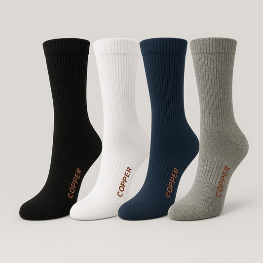 Calcetines de Compresión con Cobre para Diabéticos.