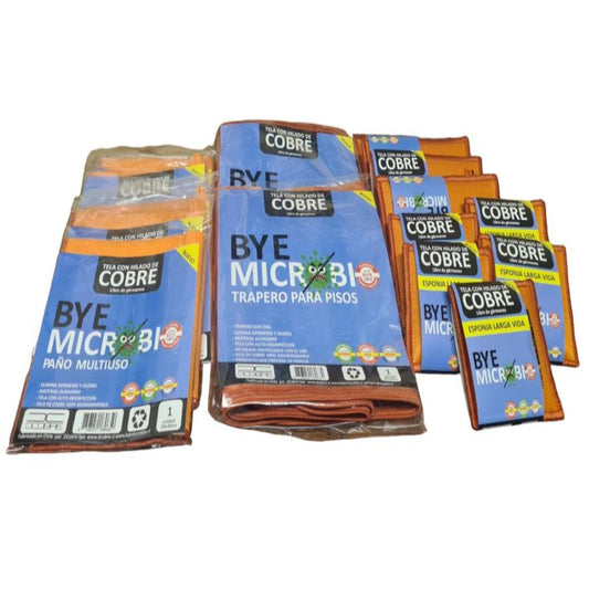 Caja MIX varios productos Cobre , BYE MICROBIO.