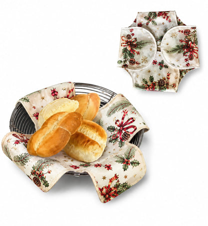 Esconera para el pan con COBRE activo NAVIDAD