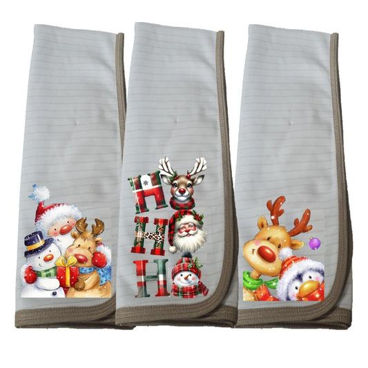 Pack 3 paños de platos PASCUERO 5,  NAVIDAD.
