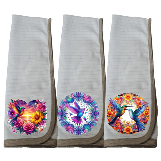 NUEVO Pack 3 Paños de loza con Cobre, Picaflor Lindo.