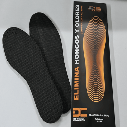 SUPER OFERTA 6 Pares  Plantillas NEGRAS Cobre