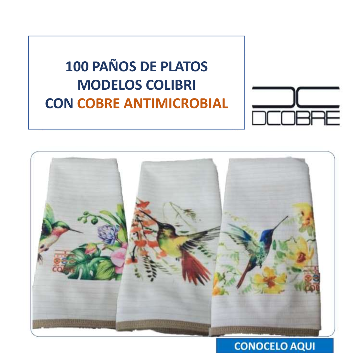 100 Paños de loza absorbente con diseño x mayor-variante a elección
