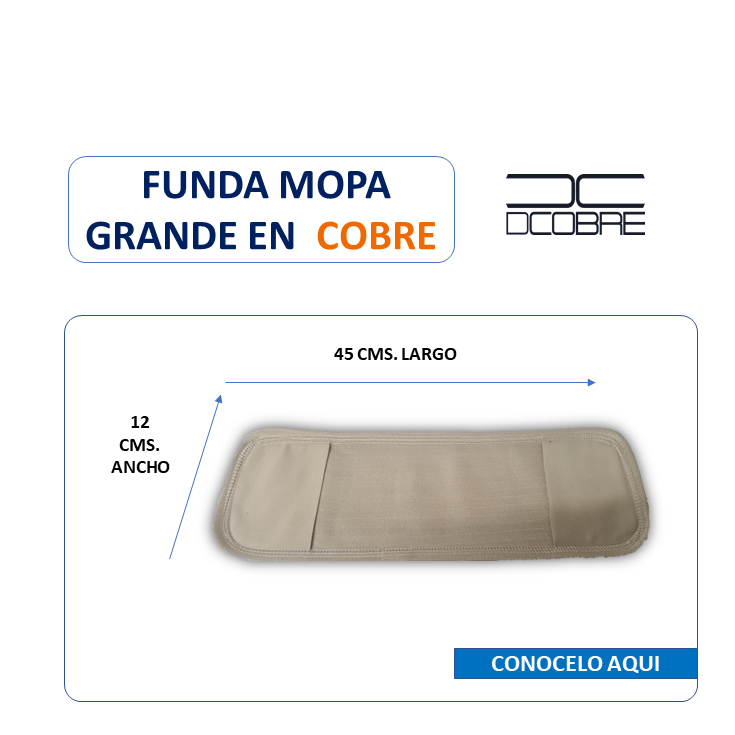 Repuesto Funda Mopa Grande en COBRE