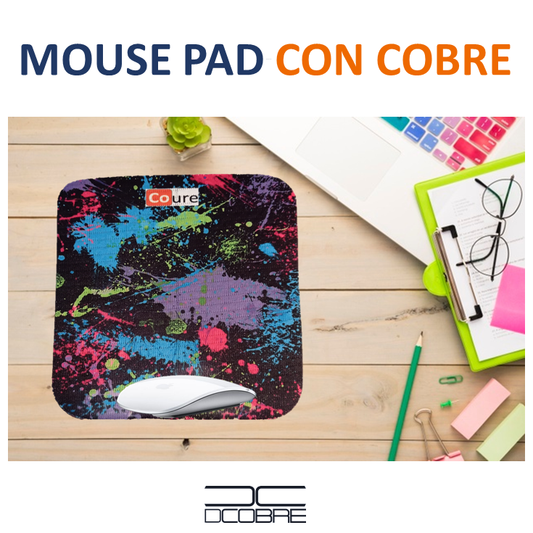 Mouse Pad con COBRE activo. Diseño GRAFFITI - DCobre