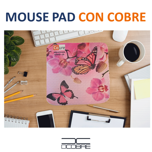 Mouse Pad con COBRE activo. MARI ROSADA