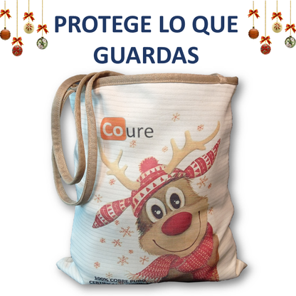 Bolsa COBRE Navidad  RENO