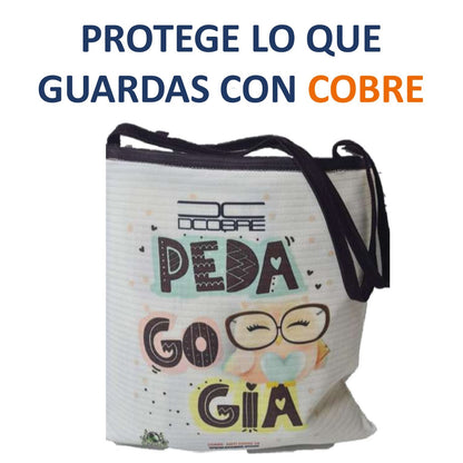 Bolsa Reutilizable con cobre. Modelo PEDAGOGIA. 300 grs.