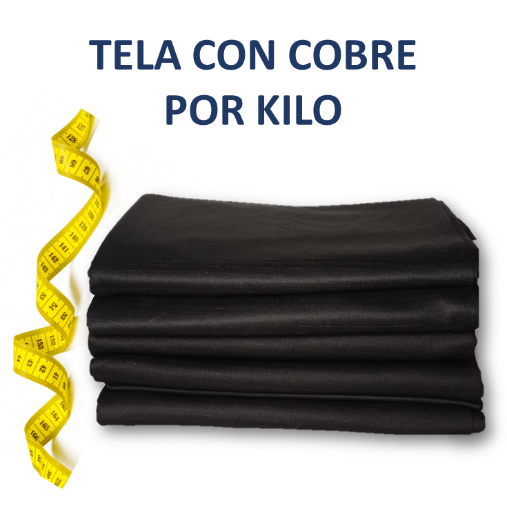 Tela con COBRE por kilo Negro - DCobre